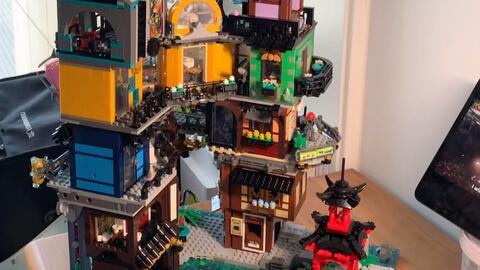 国产乐高花园拼装视频,国产创意拼搭视频赏析